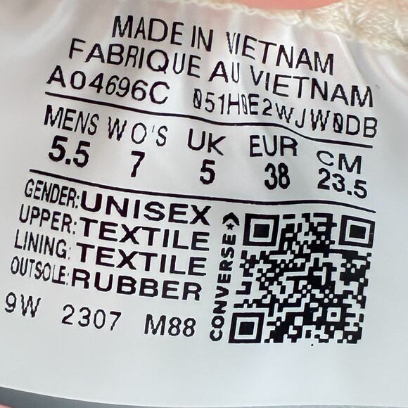 Converse White High-Top Athletic Shoes - Picture 10 of 11